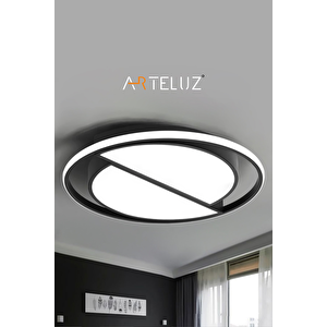 Kesi̇k Yuvarlak Model Modern Plafonyer Avi̇ze (50 Cm)