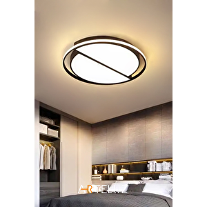 Arteluz Kesi̇k Yuvarlak Model Modern Plafonyer Avi̇ze (50 Cm)