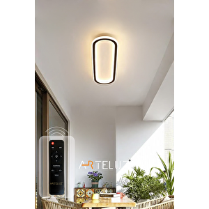 Uzun Eli̇ps Model Modern Plafonyer Avi̇ze (50x16 Cm)