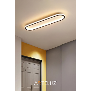 Uzun Eli̇ps Model Modern Plafonyer Avi̇ze (50x16 Cm)
