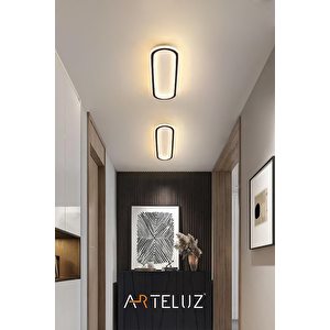 Uzun Eli̇ps Model Modern Plafonyer Avi̇ze (50x16 Cm)