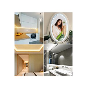Sb-6503 Neon Led Şerit Seti 5 Metre Sarı Işık Butonlu Ve Adaptör Sarı