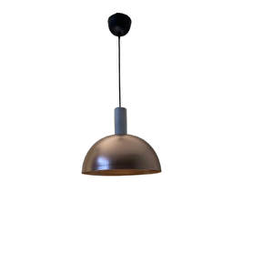 Dylight Retro Bakır Metal Dekoratif Tekli Kafe Mutfak Aydınlatma Avize Çap:30 Cm