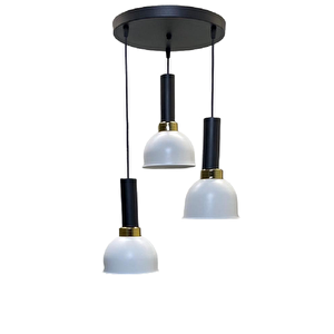 Dylight Siera Retro Metal Dekoratif 3 Lü Modern Rustik Sarkıt Avize Çap :30 Cm