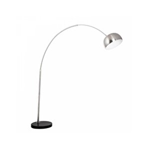 Dyli̇ght Retro Metal Dekoratif İnox Modern Mafsallı C Kol Köşe Lambası Lambader Başlık Çap:40 Cm