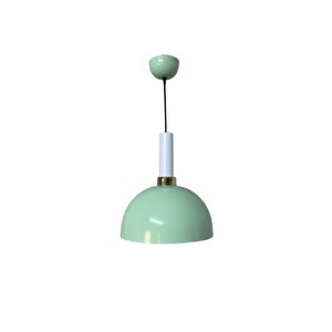 Rsylight Retro Metal Dekoratif Rustik Kafesli Yeşil Tekli Sarkıt Avize Çap 30 Cm