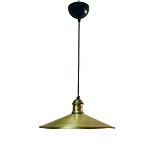 Retro Metal Sarkıt Avize Rustik Tekli Sarkıt Eskitme Cafe Mutfak Aydınlatma 40 Cm