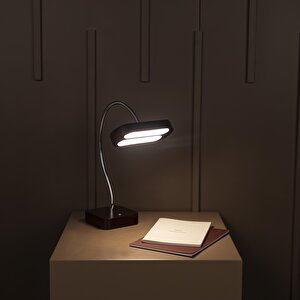 Solarix Di̇mmerli̇solarix Dimmerli Şarjlı Ceviz Ahşap Çalışma Masa Lambası Şarjli Cevi̇z Ahşap Masa Lambasi