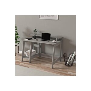 Country Çalışma Masası, Bilgisayar Masası Gri, Ev-ofis Gri