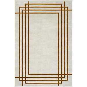 Lara 5003 Hardal Salon Halısı Kaymaz Taban Koridor Halısı Kesme Yolluk Yatak Odası Halısı 160x230 cm
