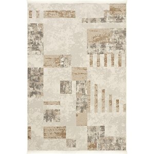 Lara 5001 Kahverengi Halı İnce Kaymaz Taban Halı Koridor Halısı Kesme Yolluk Salon Halısı 120x180 cm