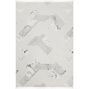 Lara 5002 Gri Halı Dokuma Halı Kaymaz Taban Halı Koridor Halısı Kesme Yolluk Salon Halısı 120x180 cm
