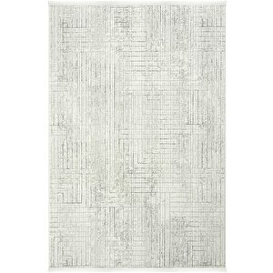 Lara 5004 Gri Halı Dokuma Salon Halısı Kesme Halı Yatak Odası Halısı Kaymaz Koridor Halısı 120x180 cm