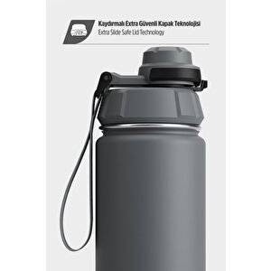 Stevig 1 Hand Leak-proof Sızdırmaz Çelik Termos 500 Ml Grey St-209