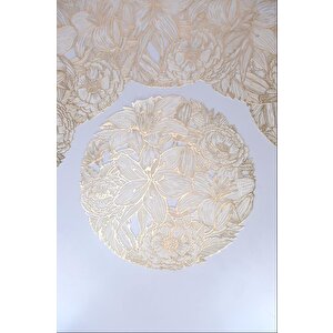 Acar 6’lı Amerikan Servisi Supla Yuvarlak Gold 38 Cm – Acr-283 C320.033