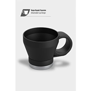 Stevig 4 Multi-cup Çelik Termos 1,9 Lt. Black St-212