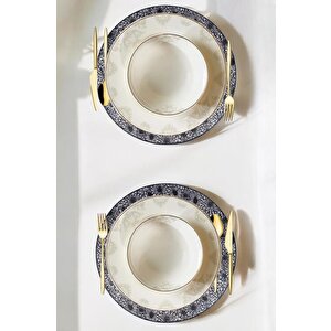 Acar 6’lı Amerikan Servisi Supla Yuvarlak Siyah 38 Cm – Acr-281 C320.033