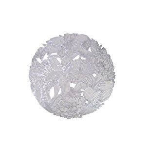 Digithome Acar 6’lı Amerikan Servisi Supla Yuvarlak Gümüş 38 Cm – Acr-283 C320.033
