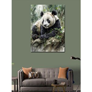 Kanvas Tablo Ormandaki Panda 70x100 cm