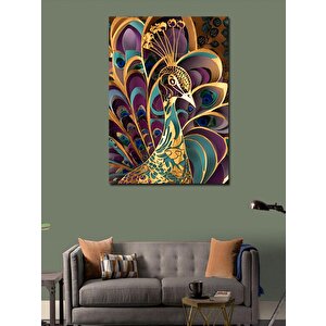 Kanvas Tablo Tavus Kuşu 70x100 cm