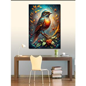 Kanvas Tablo Daldaki Kuş 100x140 cm