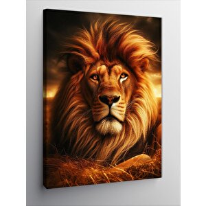 Kanvas Tablo Erkek Aslan 70x100 cm