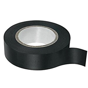 İzole Pvc Elektrikçi Elektirik Kablo Bandı Siyah Renk Bant Bandı Eni: 1.9 Cm Uzunluk: 9 Metre 5 Adet