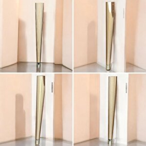 4 Adet Suit Masa Dresuar Ayağı 75 Cm Plastik Gold Altın Ayak Mutfak Yemek Masası Mobilya Ayakları