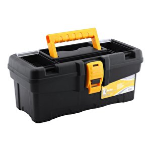 Bölmeli Taşınabilir Kulplu Takım Çantası Alet Çanta 32 Cm Plastik Açma Kapatmalı 13'' İnç Organizer