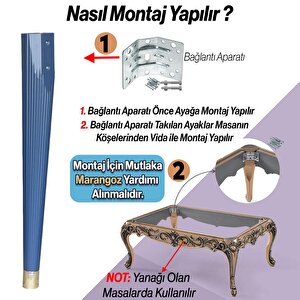 Suit Masa Dresuar Ayağı 75 Cm Plastik Antrasit Mutfak Yemek Masası Mobilya Ayakları Antrasit Gri
