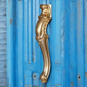 Valenta Masa Dresuar Ayağı 76 Cm Plastik Ayak Mutfak Yemek Masası Mobilya Ayakları Altın Gold