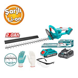 Şarjlı Elektrikli Çit Kesme Makinası Akülü Lion Thtli20461 Tek Bataryalı