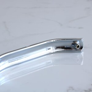 Volga Metal Krom Kulp 128 Mm 12.8 Cm Mobilya Çekmece Mutfak Dolabı Dolap Kulpları Kapak Kulpu Kulbu