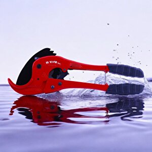 Vira Pvc Profesyonel Plastik Boru Kesme Makası 75 Mm Çelik