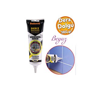 Fayans Beyaz Derz Yenileme Seti 380 Gr Derz Dolgu + Derz Kazıyıcı + 2'li Derz Kalemi (3'lü Set)