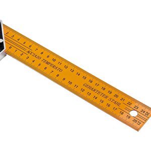 Alüminyum L Gönye Sarı Gönye Cetvel Kaynak Kaynakçı Marangoz Gönyesi 250 Mm