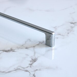 Merve Krom Metal Kulp 192 Mm-19.2 Cm Mobilya Çekmece Mutfak Dolabı Dolap Kapak Kulpları Kulbu Kulpu