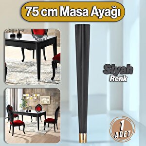 Suit Masa Dresuar Ayağı 75 Cm Plastik Siyah Ayak Mutfak Yemek Masası Mobilya Ayakları Siyah