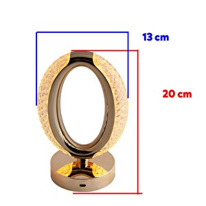 Modern Dekoratif Romantik Süsleme Masa Lambası Ledli Beyaz Sarı Soft Işıldak Şarjlı Masa Gece Lamba