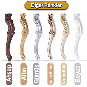 4 Adet Valenta Masa Dresuar Ayağı 76 cm Plastik Beyaz Ayak Mutfak Yemek Masası Mobilya Ayakları