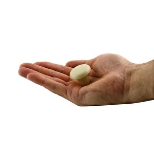 Mantar Düğme Sert Plastik Kulp Krem Mobilya Çekmece Mutfak  Dolabı Dolap Kapak Kulpu Kulbu 5 Adet