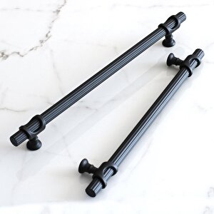 Arsin Siyah Metal Kulp 128 Mm-12.8 Cm Mobilya Çekmece Mutfak Dolabı Dolap Kapak Kulpları Kulbu Kulpu
