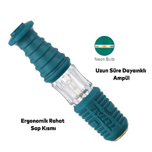 Total Kontrol Kalemi 140 Mm Elektrik Priz Faz Voltaj Kontrol Tornavidası Düz Uçlu Tht291408