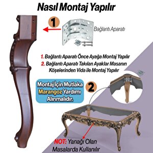 Valenta Masa Dresuar Ayağı 76 cm Plastik Ayak Mutfak Yemek Masası Mobilya Ayakları Ahşap Desenli