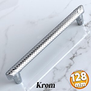 Dekor Krom Metal Kulp 128 Mm 12.8 Cm Mobilya Çekmece Mutfak Dolabı Dolap Kulpları Kapak Kulpu Kulbu