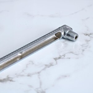 Dekor Krom Metal Kulp 128 Mm 12.8 Cm Mobilya Çekmece Mutfak Dolabı Dolap Kulpları Kapak Kulpu Kulbu