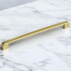 Gölcük Oval Gold Mobilya Mutfak Dolabı Çekmece Dolap Kapak Kulpu Kulbu 224 Mm Metal Kulp Altın