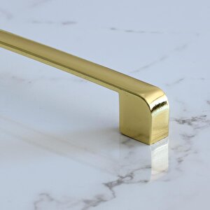 Gölcük Oval Gold Mobilya Mutfak Dolabı Çekmece Dolap Kapak Kulpu Kulbu 224 Mm Metal Kulp Altın