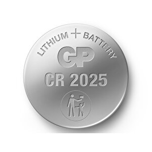 Gp Batteries Cr2025 2025 Boy Lityum Düğme Pil, 3 Volt, 20'li Kart