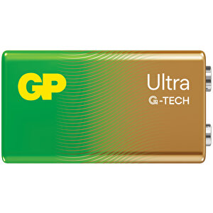 Gp Batteries G-tech Ultra Alkalin 9v -1604au 6lr61 Boy 9v Pil Tekli Kart